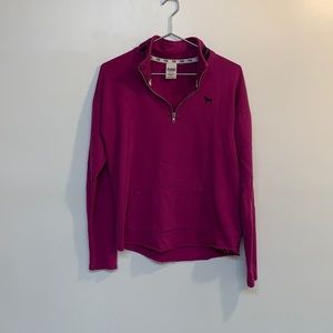 PINK sweater size XS quarter zip